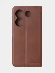 Тёмно-коричневый чехол-книжка GQ для Tecno Camon 20 Pro, 5G, из высококачественной искусственной кожи