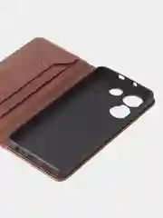 Тёмно-коричневый чехол-книжка GQ для Tecno Camon 20 Pro, 5G, из высококачественной искусственной кожи
