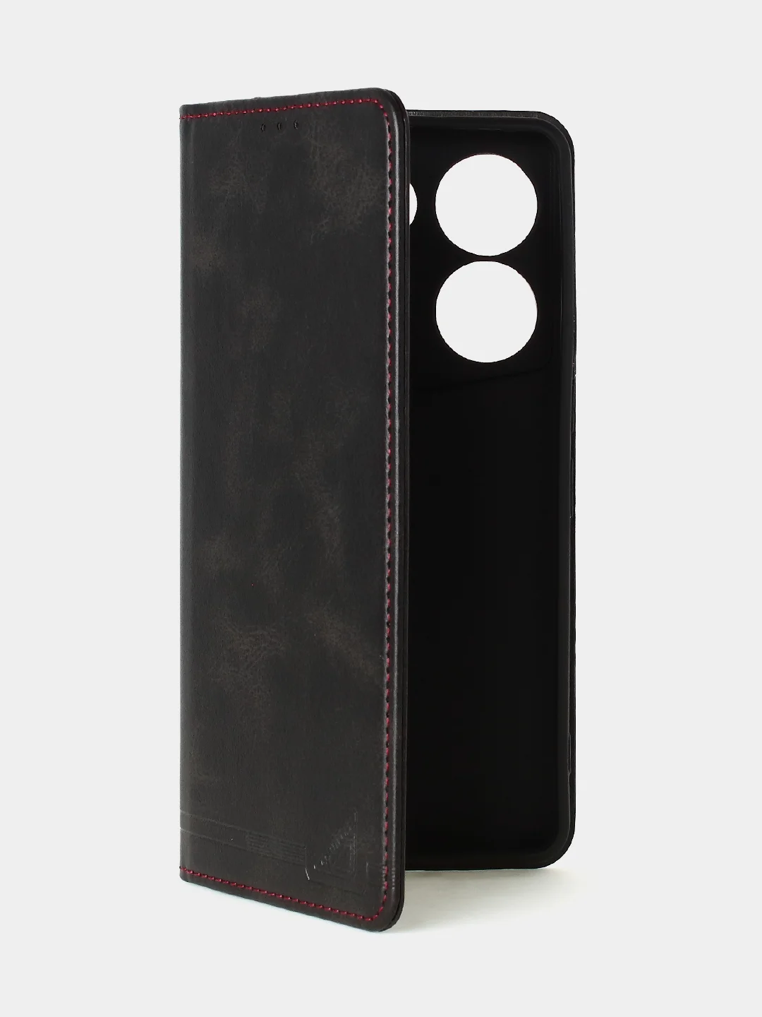 Угольный чехол-книжка GQ для Tecno Camon 20 Pro, 5G, из высококачественной искусственной кожи