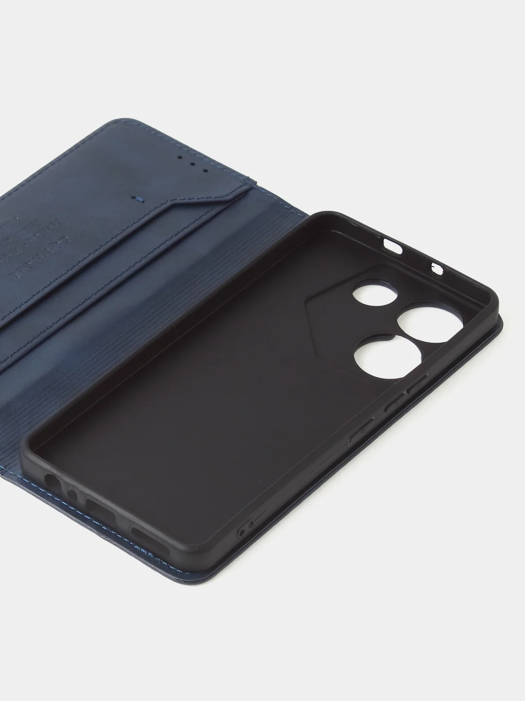 Темно-синий чехол-книжка GQ для Tecno Camon 20 Pro, 5G, из высококачественной искусственной кожи