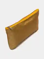 Золотой косметичка женская, дорожная, пенал