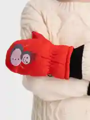 Красный варежки детские, краги