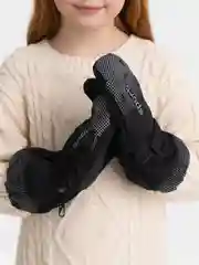 Разноцветный варежки-краги детские, теплые, непромокаемые, 5-8 лет