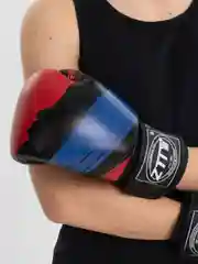 Индиго перчатки боксерские ZTTY, 12 унций