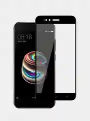 Защитное стекло для Xiaomi RedMi Note 5X/A1 с черной рамкой