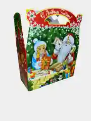 Коробка для конфет Новогодняя 1,5 кг