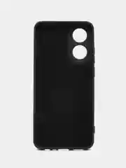 Черный чехол для OPPO A78 (Оппо А78) , с мягкой подкладкой