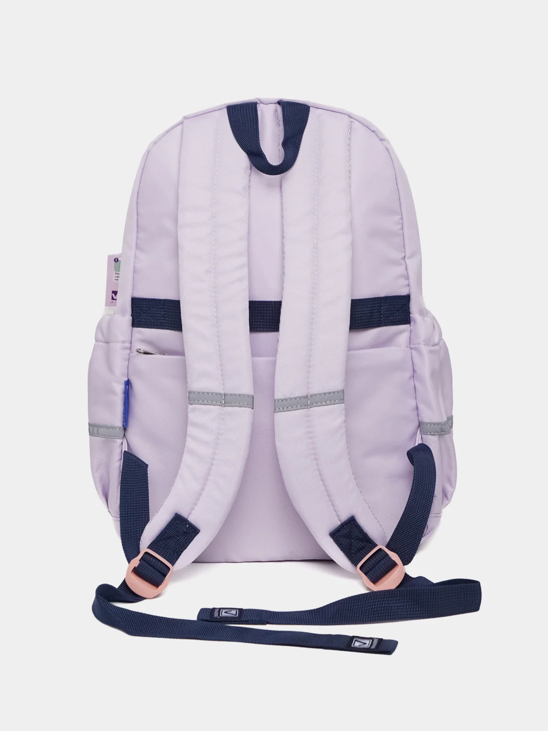 Рюкзак школьный Brauberg Pastel Lazy ca, для девочки с термонашивками, сиреневый, 271422