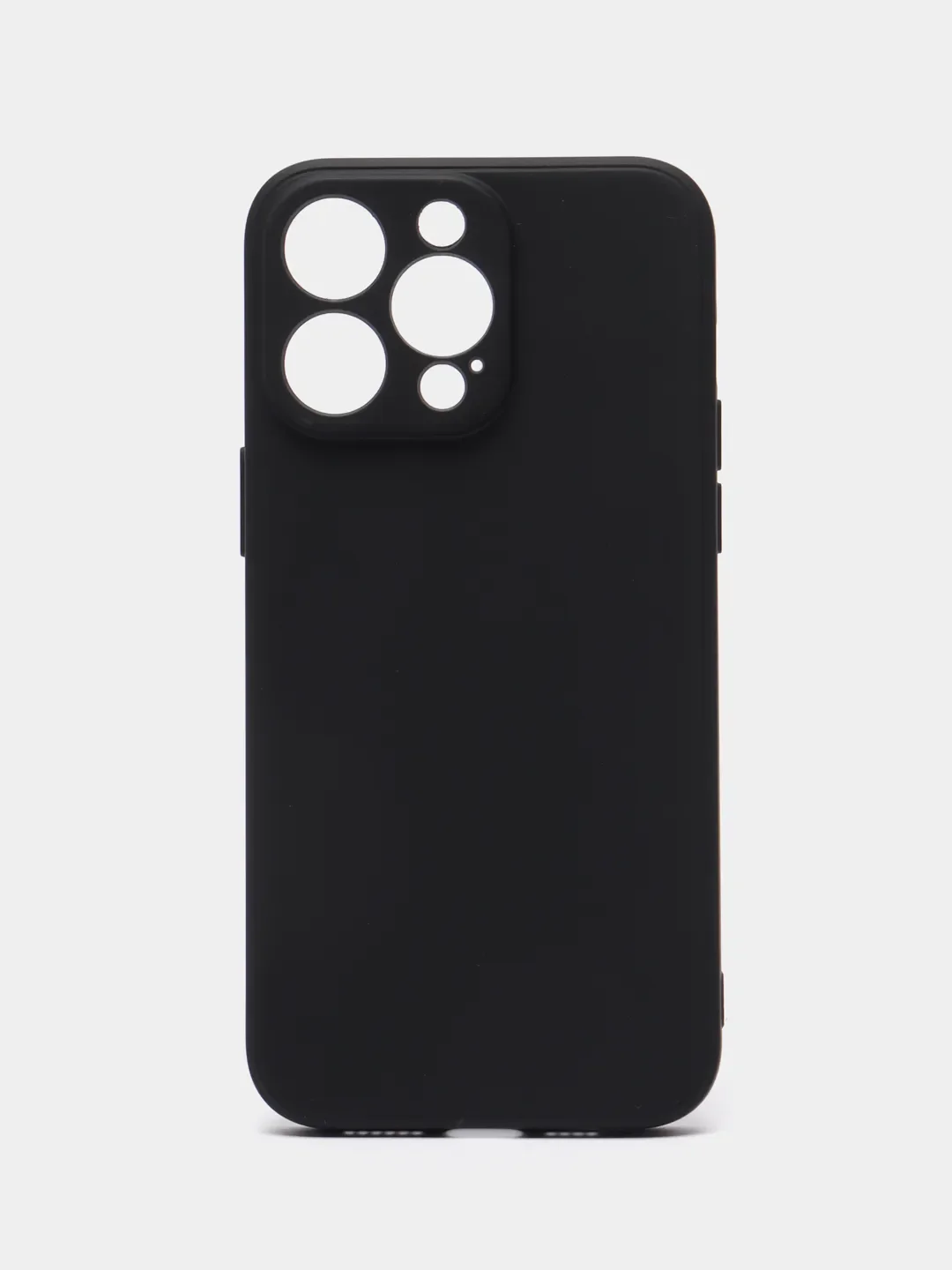 Синий меланж силиконовый чехол для Apple iPhone 15 Pro Max (Айфон 15 Про Макс)