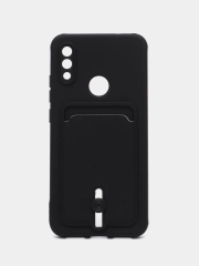 Силиконовый чехол для Xiaomi Redmi Note 7 (Сяоми Нот 7), с карманом для карт