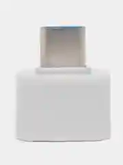 Белый otg переходник Type-C на USB / ОТГ Type-C