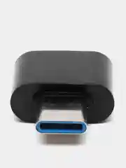 Черный otg переходник Type-C на USB / ОТГ Type-C
