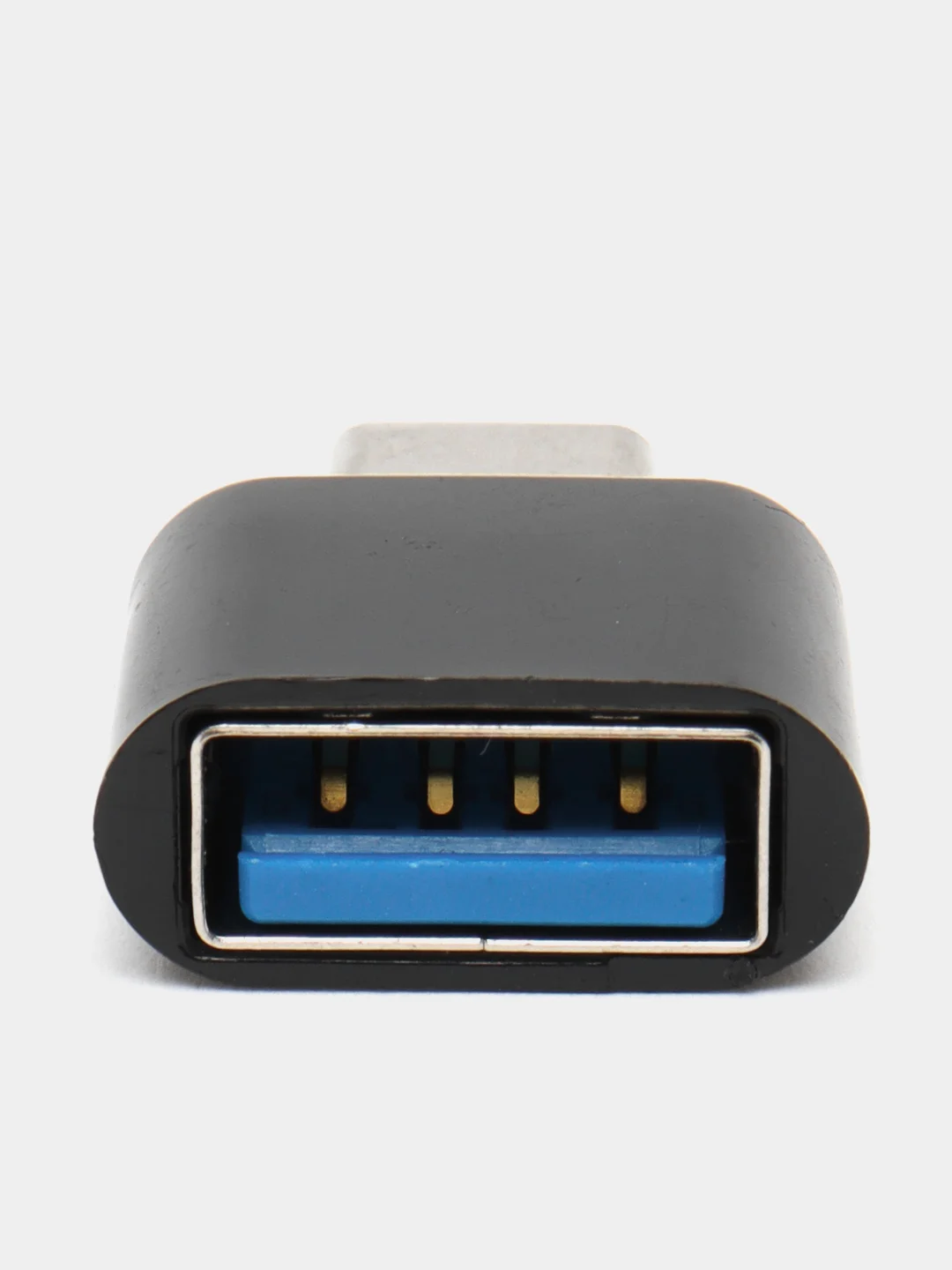 Черный otg переходник Type-C на USB / ОТГ Type-C