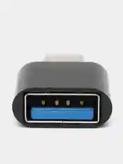 Черный otg переходник Type-C на USB / ОТГ Type-C