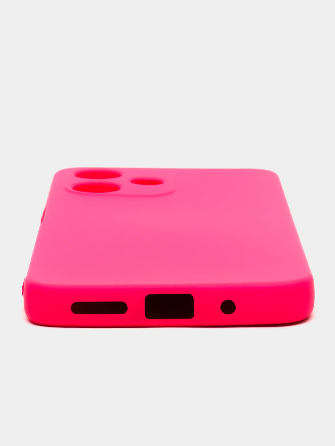Фуксия чехол для Xiaomi Redmi 12 5G (Сяоми Редми 12), с мягкой подкладкой