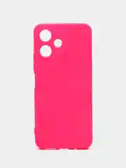 Фуксия чехол для Xiaomi Redmi 12 5G (Сяоми Редми 12), с мягкой подкладкой