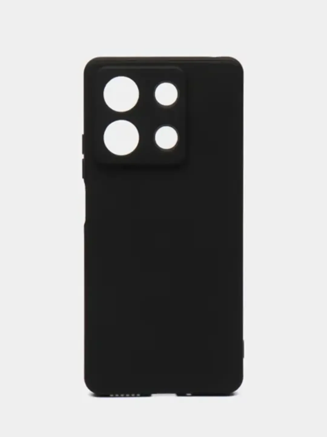 Белый чехол для Redmi Note 13 5G (Рэдми Нот 13 5Ж), силиконовый