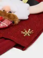 Красный новогодний мешок, мешок для подарка на Новый год