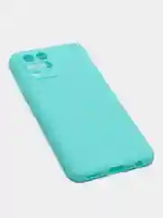 Бирюзовый чехол Realme 8 / Realme 8 Pro Реалми 8 / 8 Про силиконовый цветной матовый