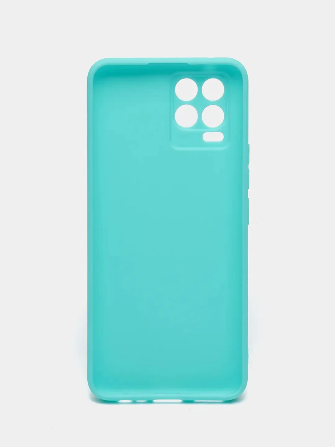 Бирюзовый чехол Realme 8 / Realme 8 Pro Реалми 8 / 8 Про силиконовый цветной матовый