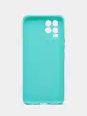 Бирюзовый чехол Realme 8 / Realme 8 Pro Реалми 8 / 8 Про силиконовый цветной матовый