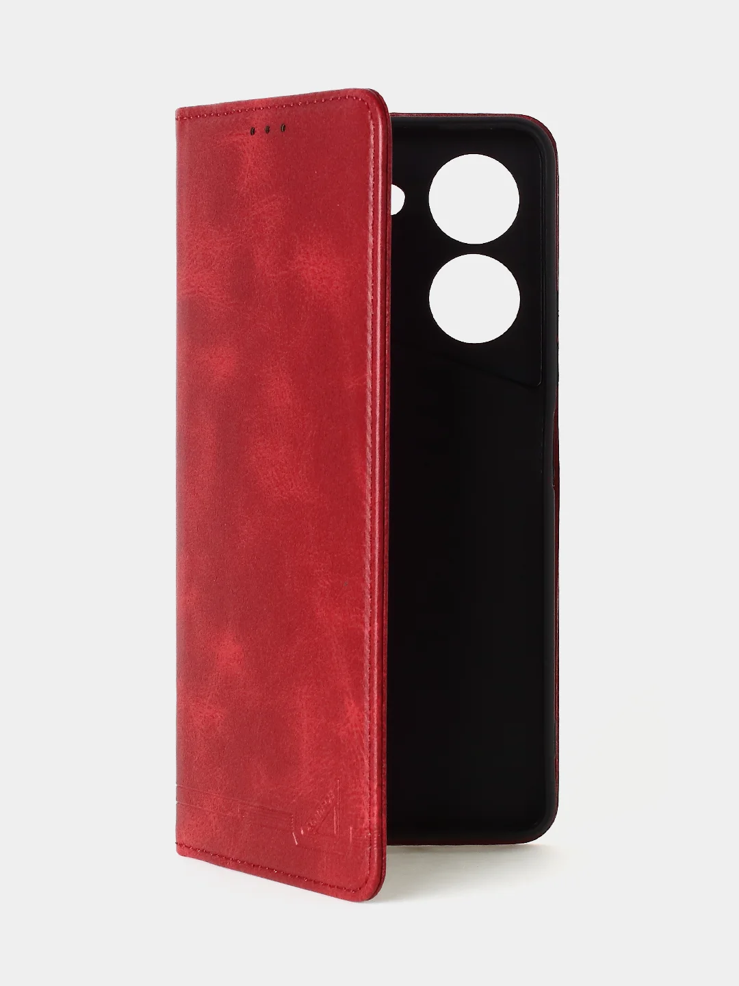 Красный чехол-книжка GQ для Tecno Pova 5 (4G), искусственная кожа