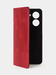 Красный чехол-книжка GQ для Tecno Pova 5 (4G), искусственная кожа