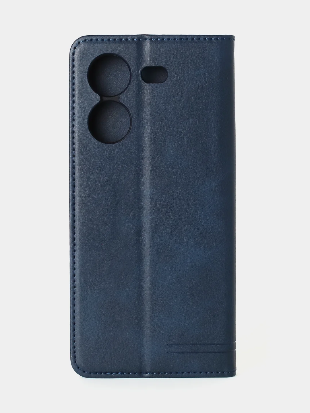 Синий чехол-книжка GQ для Tecno Pova 5 (4G), искусственная кожа