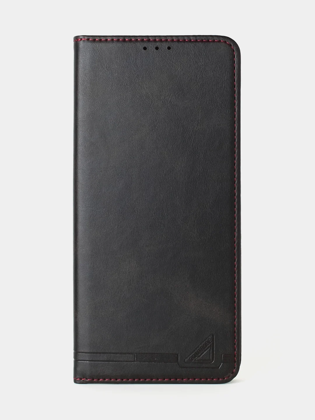 Черный чехол-книжка GQ для Tecno Pova 5 (4G), искусственная кожа