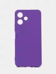 Фиолетовый чехол для Xiaomi Redmi 12 5G (Сяоми Редми 12), с мягкой подкладкой