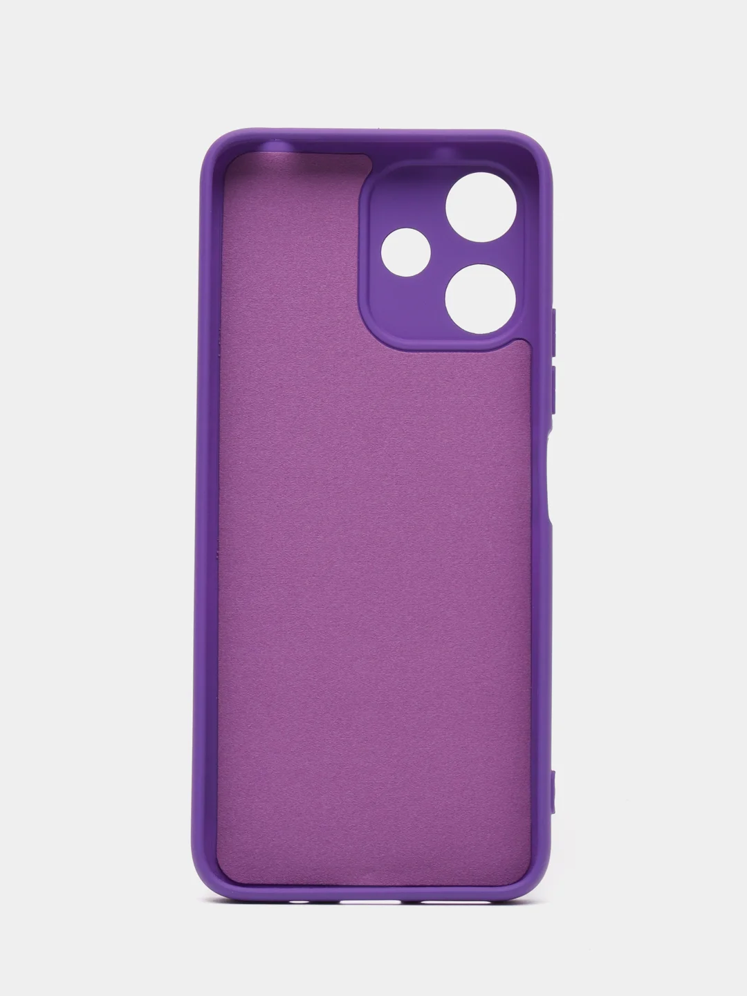Фиолетовый чехол для Xiaomi Redmi 12 5G (Сяоми Редми 12), с мягкой подкладкой