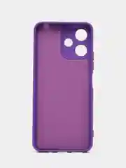 Фиолетовый чехол для Xiaomi Redmi 12 5G (Сяоми Редми 12), с мягкой подкладкой