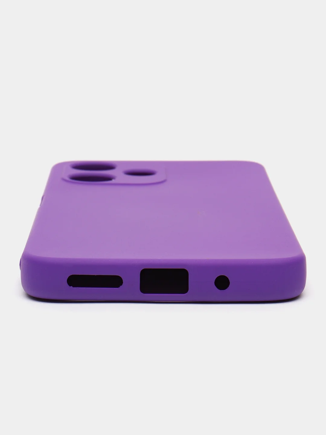 Фиолетовый чехол для Xiaomi Redmi 12 5G (Сяоми Редми 12), с мягкой подкладкой