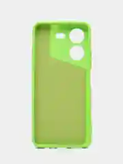 Лайм чехол для Tecno Pova 5 (Техно Пова 5), с мягкой подкладкой