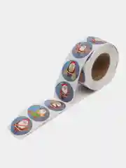 Лазурный наклейки в рулоне, 500 штук