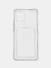 Силиконовый чехол Xiaomi Redmi A1, (Сяоми Редми А1), с карманом, прозрачный