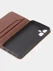 Коричневый чехол-книжка GQ для Tecno Pova Neo 3, из искусственной кожи