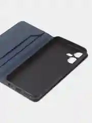 Синий чехол-книжка GQ для Tecno Pova Neo 3, из искусственной кожи