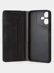 Черный чехол-книжка GQ для Tecno Pova Neo 3, из искусственной кожи