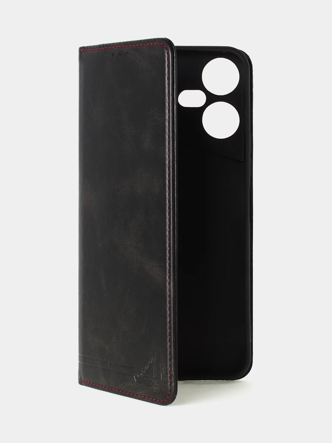 Черный чехол-книжка GQ для Tecno Pova Neo 3, из искусственной кожи