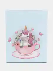 Лазурный зеркало настольное для макияжа, косметическое, складное