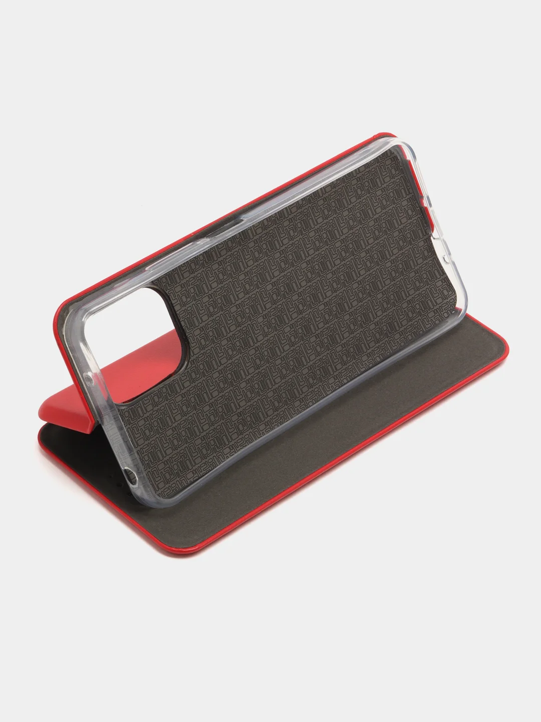Красный чехол-книжка для Xiaomi Redmi 12 / Сяоми Редми 12