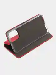 Красный чехол-книжка для Xiaomi Redmi 12 / Сяоми Редми 12
