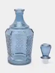 Синий меланж графин для крепких напитков, штоф, 0.5 л