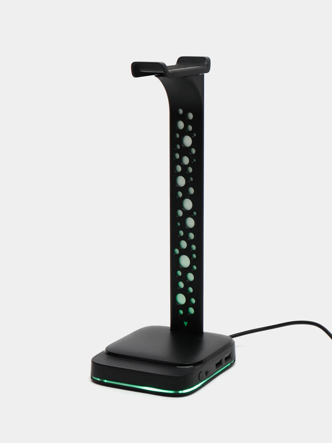 Подставка стойка для наушников RGB подсветкой и USB