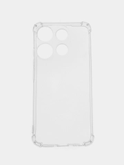 Чехол Tecno Spark Go 2023 (Текно Спарк Го2023) силиконовый с усиленными углами, прозрачный
