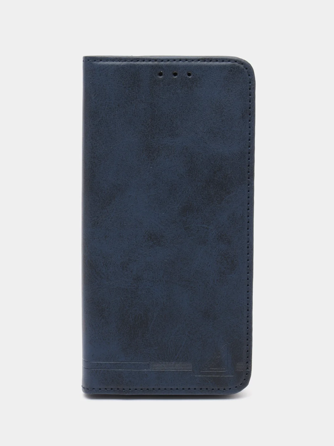 Синий чехол-книжка Honor X6A ( Хонор Х6А), из искусственной кожи