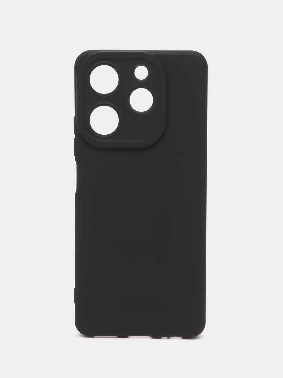 Черный силиконовый чехол Tecno Spark 10 Pro (Техно спар 10 про), с защитой камеры
