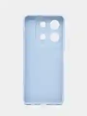 Голубой силиконовый чехол для Infinix Note 30 4G (Инфиникс Ноут 30), с защитой камер