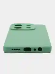 Зеленый силиконовый чехол для Infinix Note 30 4G (Инфиникс Ноут 30), с защитой камер